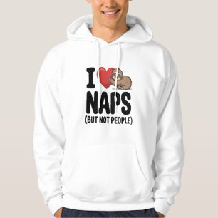 Sudadera Amo las siestas Corazón de perezoso lindo