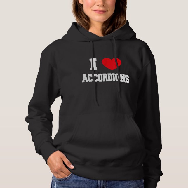 Sudadera Amo los acordeones (Anverso)