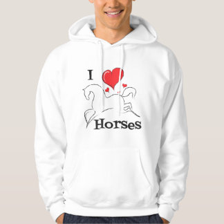 Sudadera Amo Los Caballos... Corazón Caballos... Camiseta C