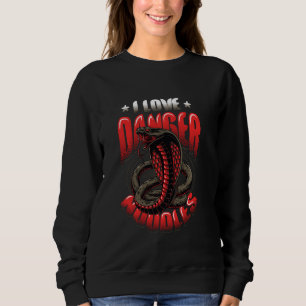 Sudadera Amo los fideos en peligro Rey Cobra