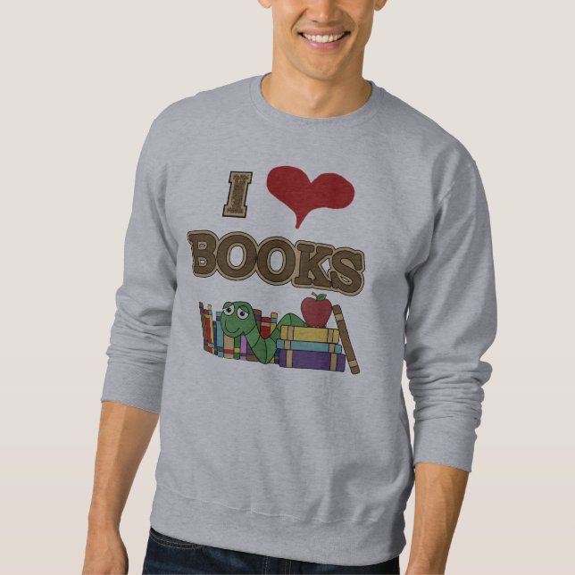 Sudadera Amo los libros (Anverso)