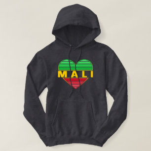 Sudadera Amo Mali, corazón maliense