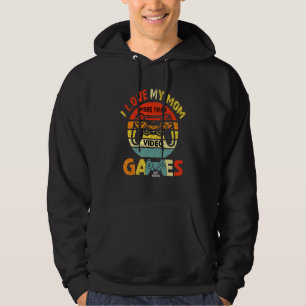 Sudadera Amo Más A Mi Mamá Que A Los Videojuegos Valentin