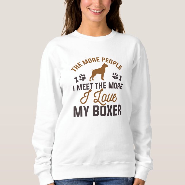 Sudadera Amo Mi Boxer (Anverso)