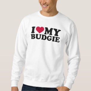 Sudadera Amo mi budgie