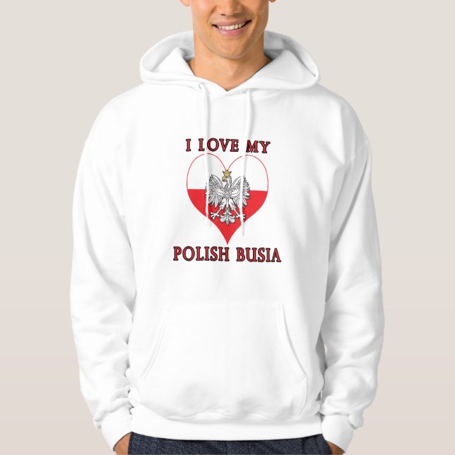 Sudadera Amo Mi Busia Polaca (Anverso)