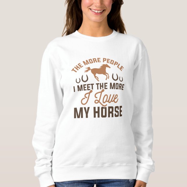 Sudadera Amo Mi Caballo (Anverso)