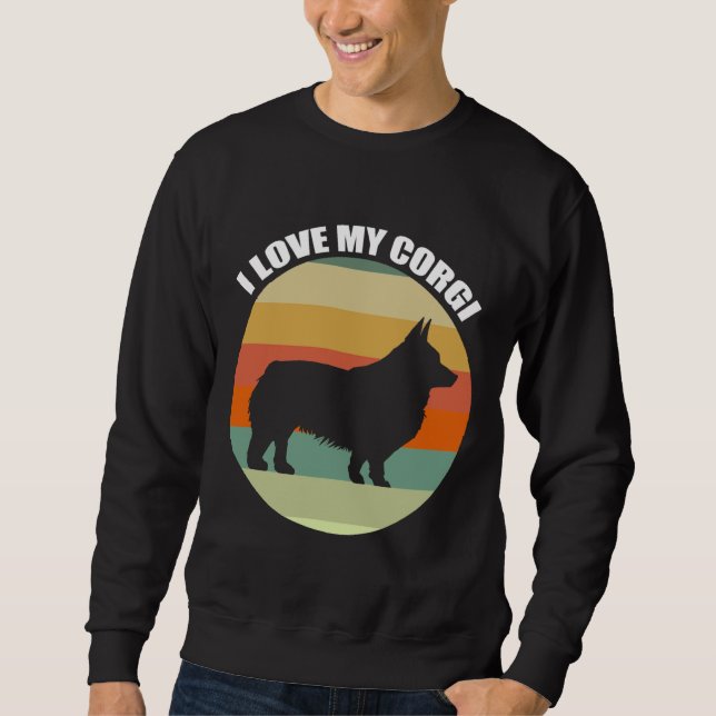 Sudadera Amo Mi Corgi 1150 (Anverso)