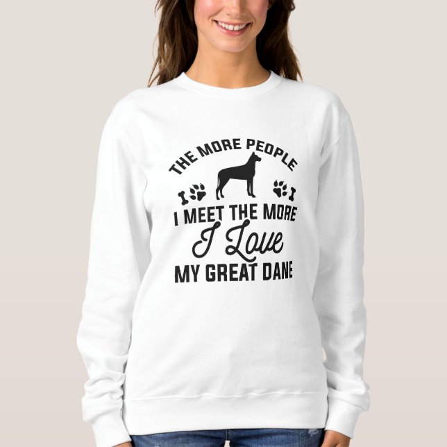 Sudadera Amo Mi Gran Dane (Anverso)