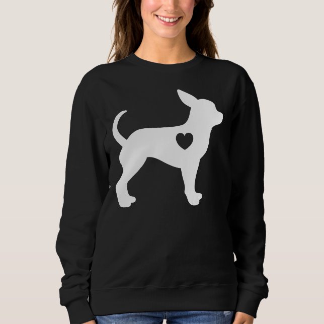 Sudadera Amo Mi Idea Chihuahua Por La Sombra Chiwawa (Anverso)