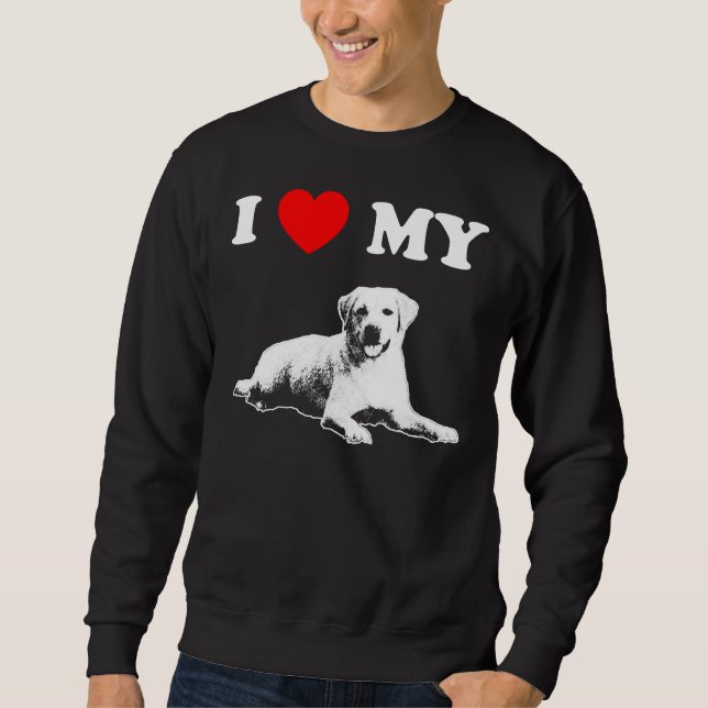 Sudadera Amo Mi Labrador 4 (Anverso)