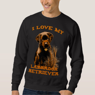 Sudadera Amo Mi Labrador Recuperador