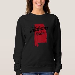 Sudadera Amo mi mejor estado Alabama Alabama Ciudad Chelsea