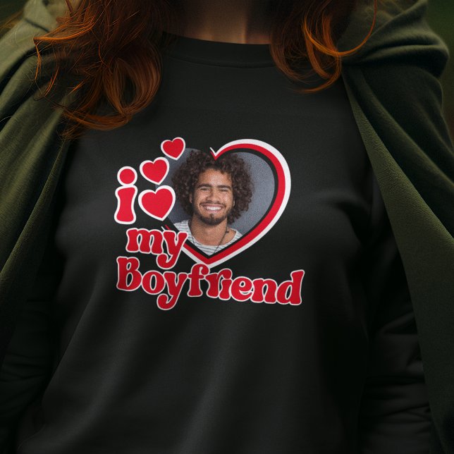 Sudadera Amo Mi Novio Fotos Negra (Subido por el creador)