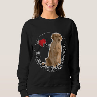 Sudadera Amo mi perro del golden retriever