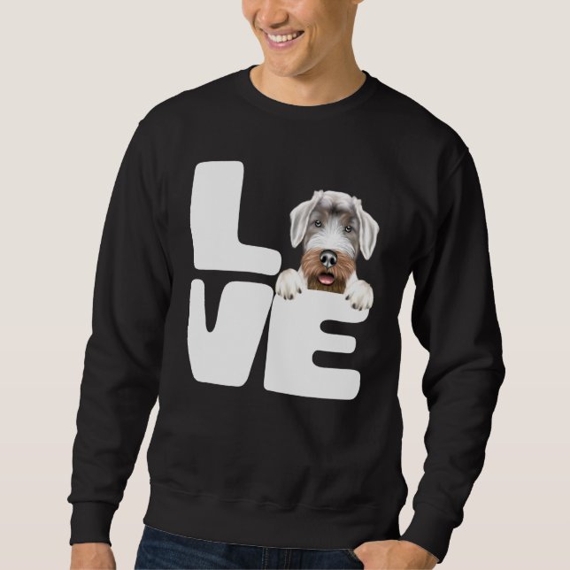 Sudadera Amo Mi Perro Terrier Sealyham (Anverso)