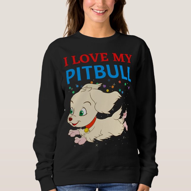 Sudadera Amo Mi Pitbull 19 (Anverso)