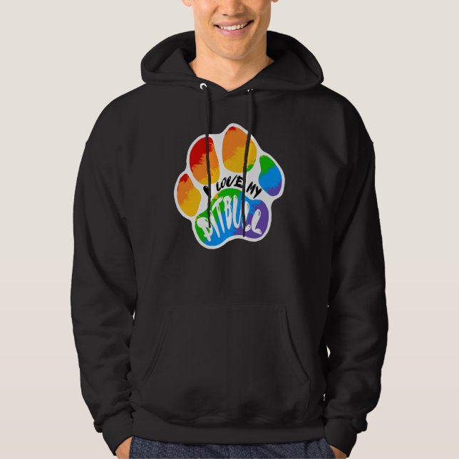 Sudadera Amo Mi Pitbull 2 (Anverso)