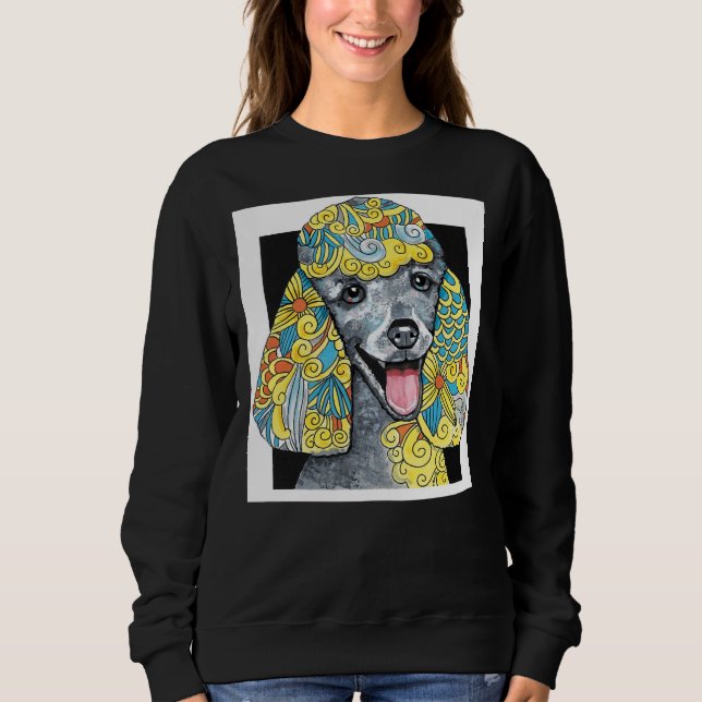 Sudadera ¡Amo Mi Poodle! (Anverso)