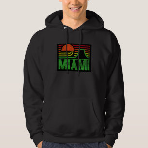 Sudadera Amo Miami FL Ilustración de outfit de Miami Beach