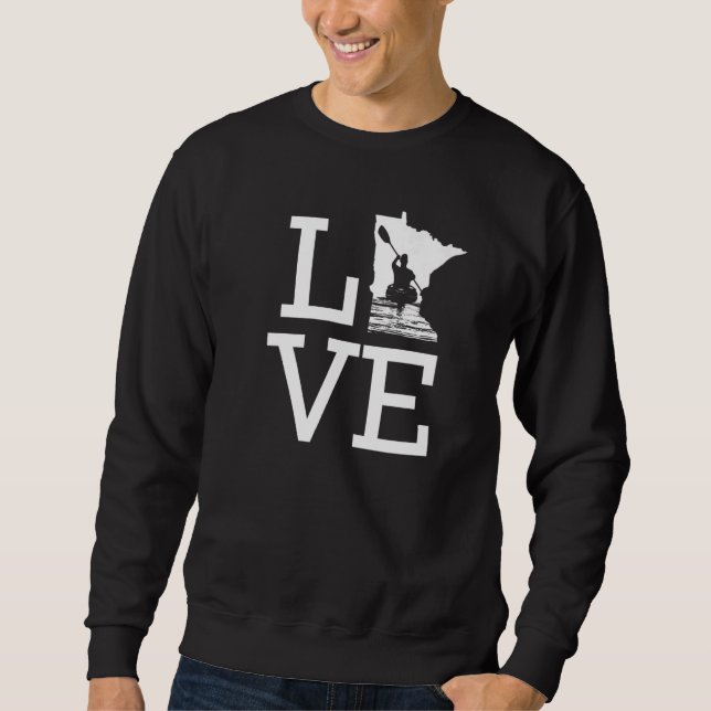 Sudadera Amo Minnesota Kayaking (Anverso)