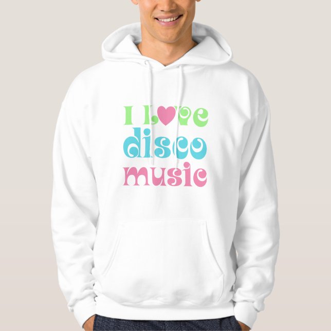 Sudadera Amo música del disco (Anverso)