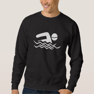 Sudadera Amo Nadar Orgulloso Entrenador De Natación Vida De