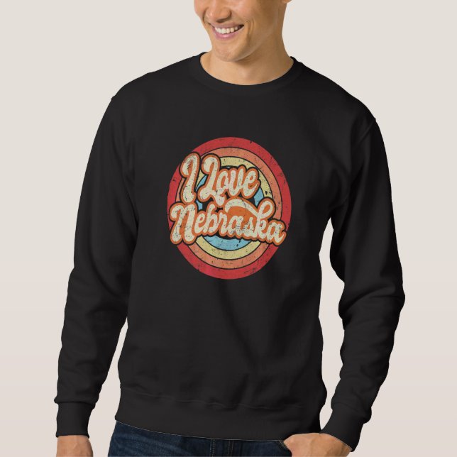 Sudadera Amo Nebraska   (Anverso)