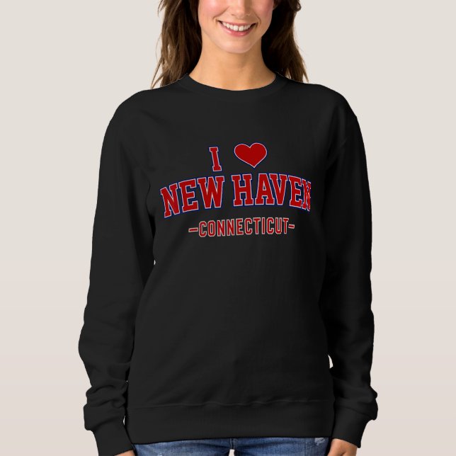Sudadera Amo New Haven Connecticut (Anverso)