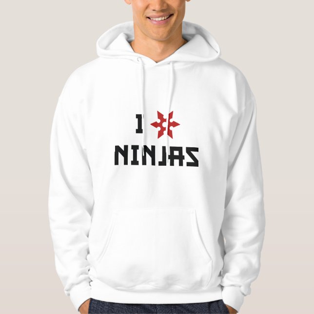 Sudadera Amo Ninjas (Anverso)