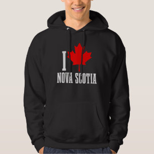 Sudadera Amo Nueva Escocia Maple Leaf Canadá Bandera canadi
