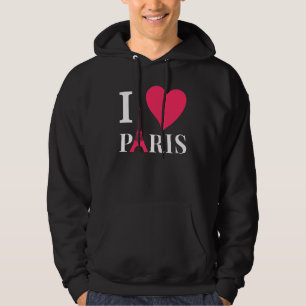 Sudadera Amo París Francia Torre Eiffel Amor Romance