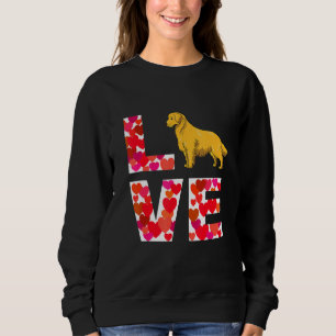 Sudadera Amo Perro De Recuperación Dorada Para El Maestro Y