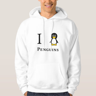 Sudadera Amo pingüinos