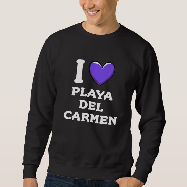 Sudadera Amo Playa del Carmen México  3 (Anverso)