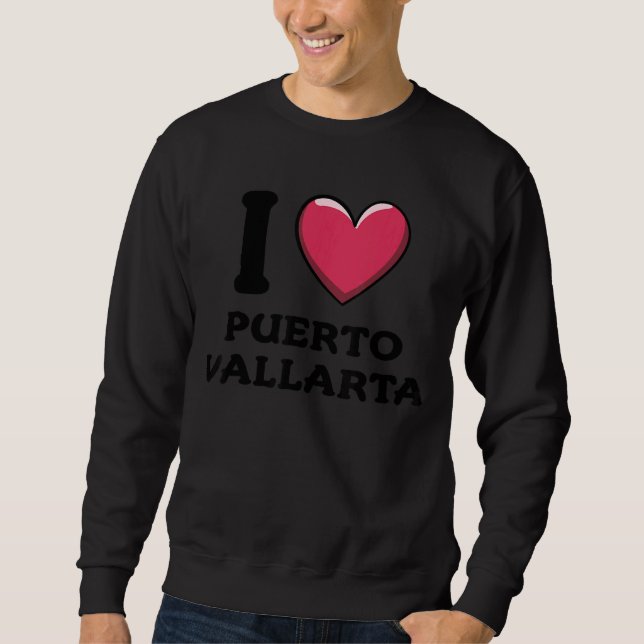 Sudadera Amo Puerto Vallarta México (Anverso)