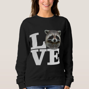 Sudadera Amo Raccoons Gracioso Raccoon Love Gift Cute Racoo