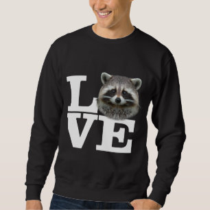 Sudadera Amo Raccoons Gracioso Raccoon Love Gift Cute Racoo