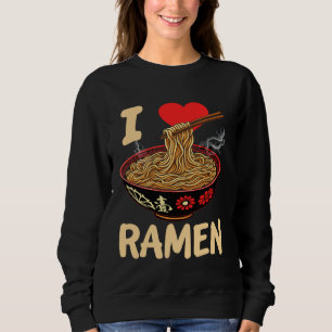 Sudadera Amo Ramen Fideos Japoneses Divertidos