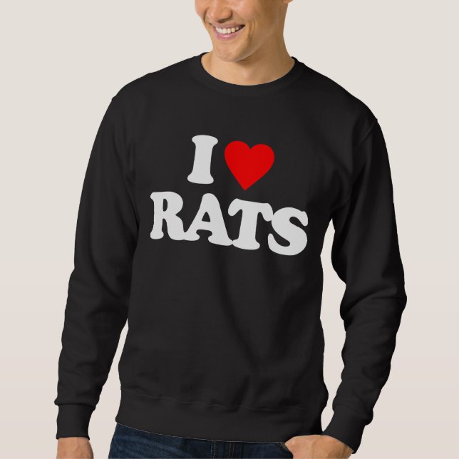SUDADERA AMO RATAS (Anverso)
