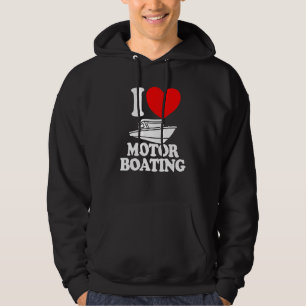 Sudadera Amo ser dueño de un barco a motor y me encanta nav