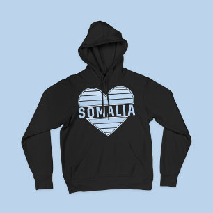 Sudadera Amo Somalia, corazón somalí