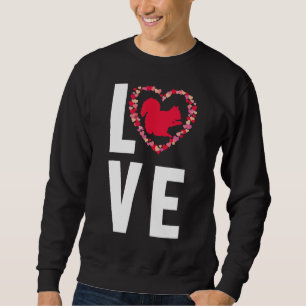 Sudadera Amo Squirrel Bosque Animal Rodent Fans Mascota Aco