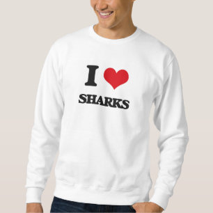 Sudadera Amo tiburones