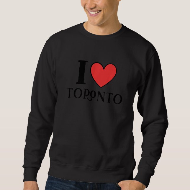 Sudadera Amo Toronto Canada Premium (Anverso)