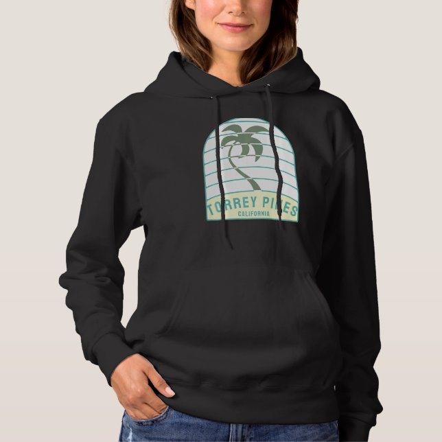 Sudadera Amo Torrey Pines Beach California Palm Tree Ca (Anverso)