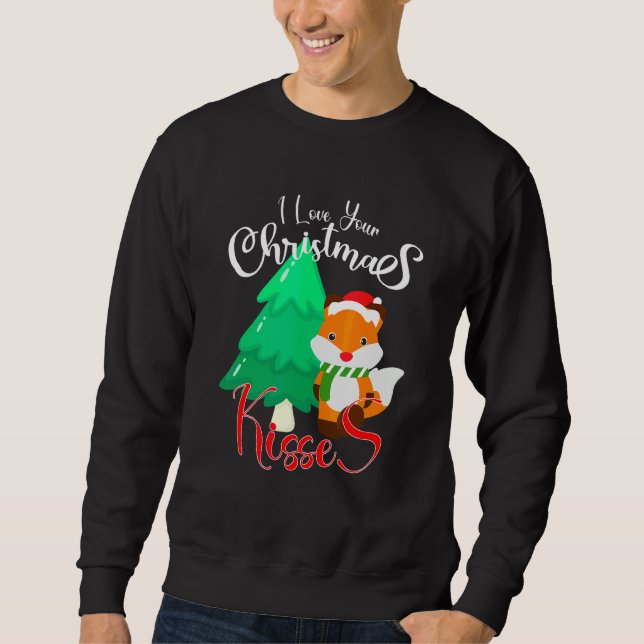 Sudadera Amo tus besos de Navidad (Anverso)