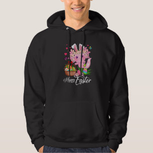 Sudadera Amojón lindo Axolotl con cesta de huevos de Pascua