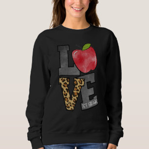 Sudadera Amor 1er grado maestro primer grado maestro Apple 
