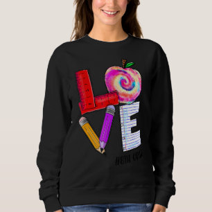Sudadera Amor 8° grado Apple de vuelta a la escuela